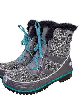 Sorel Tivoli II Blanket Faux Fur Winter Boots – Women’s Sz 7.5